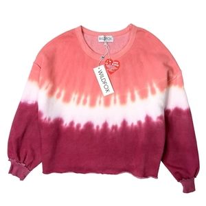 NEW Wildfox Tie Dye Sweatshirt oversized